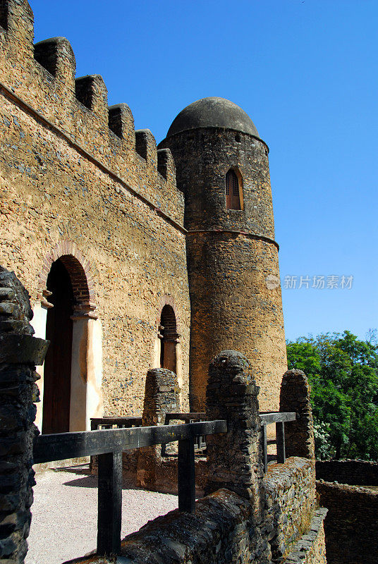 Gondar，埃塞俄比亚，Fasil Ghebbi, Fasilidas城堡，联合国教科文组织世界遗产